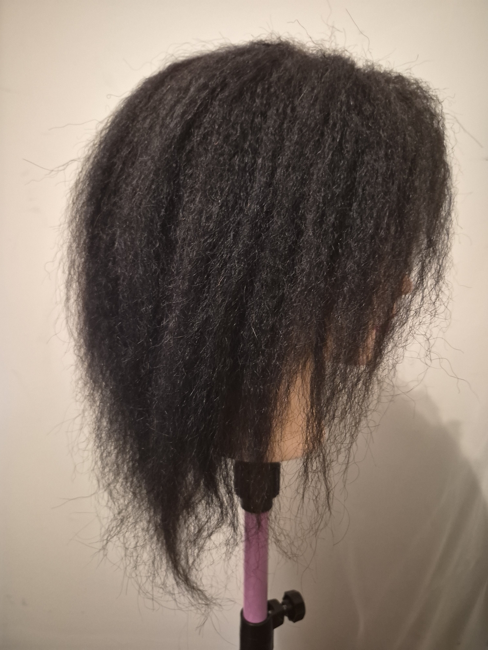 Kinky straight human hair wig - Picture 2 of 6